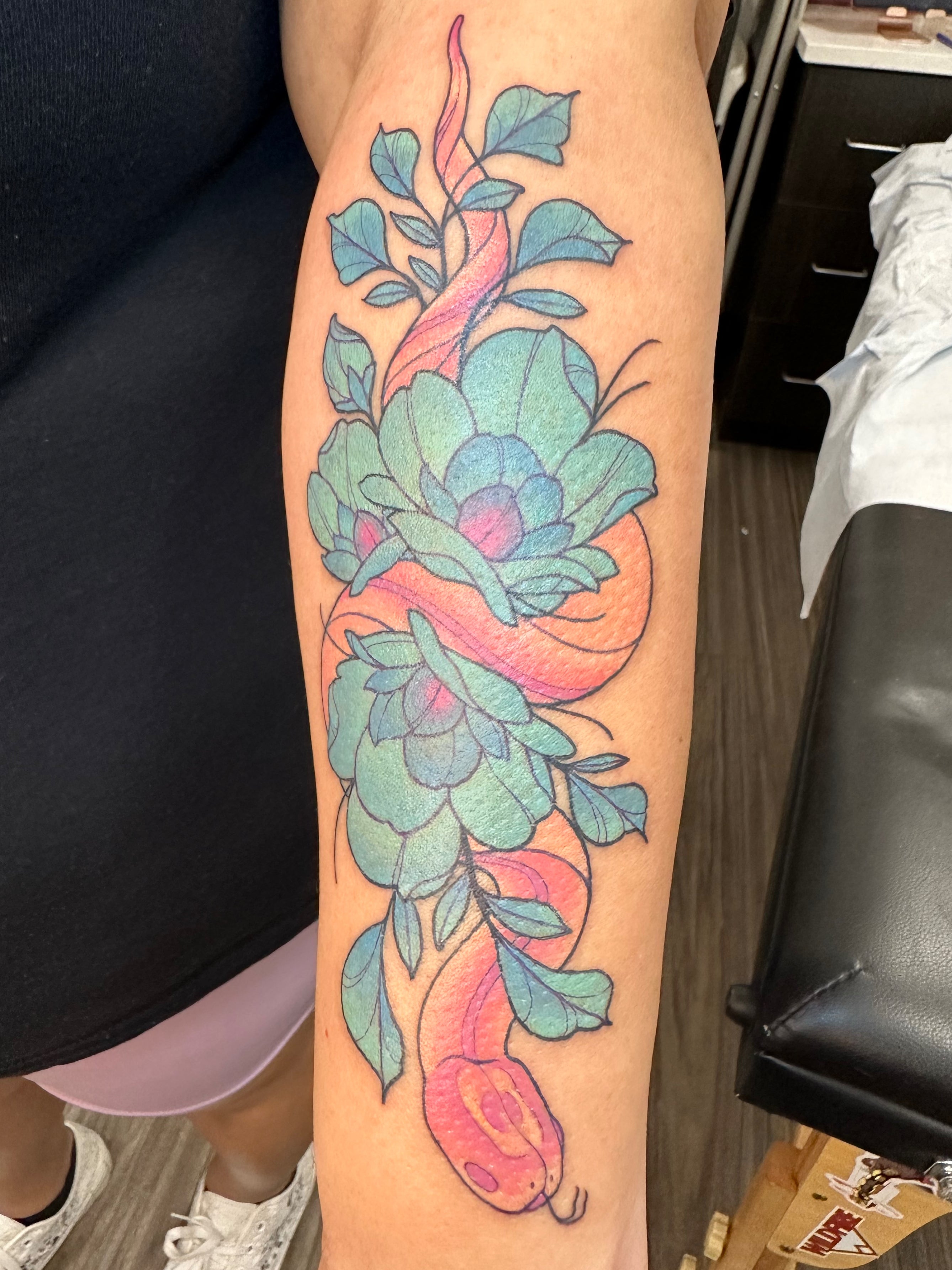 Primrose and Violet Tattoo - Birth Flower Tattoo : r/coupletattoos